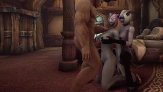 Human fucks Draenei Threesome ToA - porn video