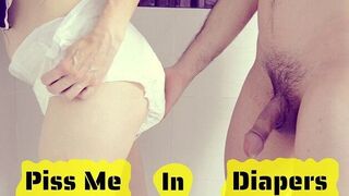 PISS me in DIAPERS - porn video