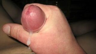 My cumshots with one testicle - porn video