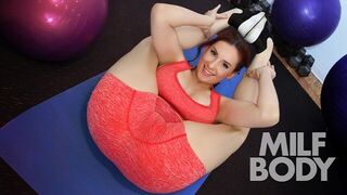 Personal Trainer Attaches A Dildo To An Exercise Ball And Asks Kelly Caprice To Mount The Sex Toy - porn video